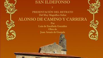 Presentación del retrato de Alonso de Camino