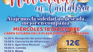 EXCURSIÓN A BEZANA PARA EL MIÉRCOLES 18 DE DICIEMBRE.