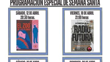 PROGRAMACIÓN CULTURAL PARA SEMANA SANTA