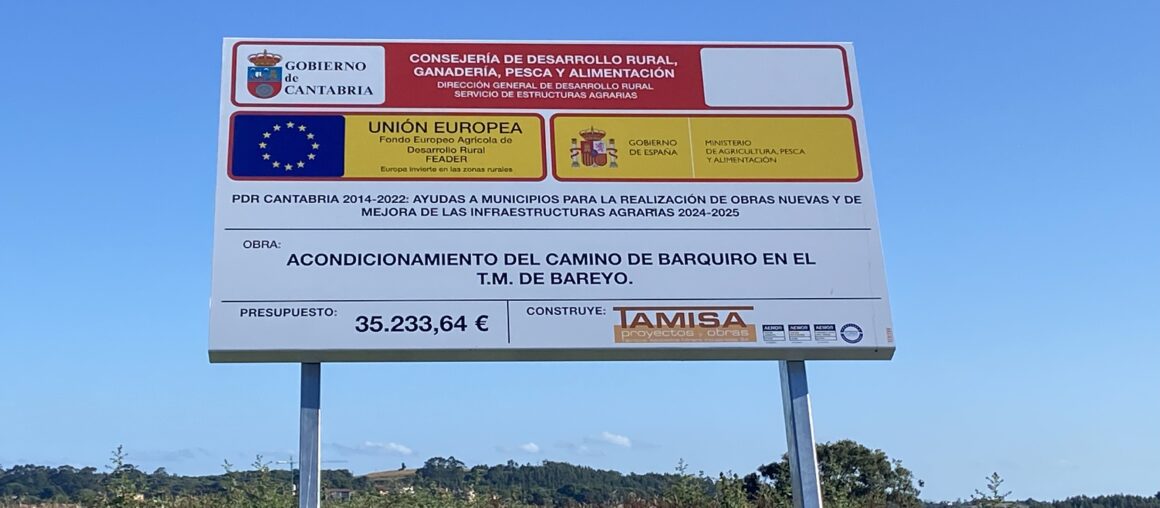 Obras de acondicionamiento del Camino del Barquiro (Bareyo)