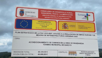 Acondicionamiento caminos en Mies de Manzaneda.